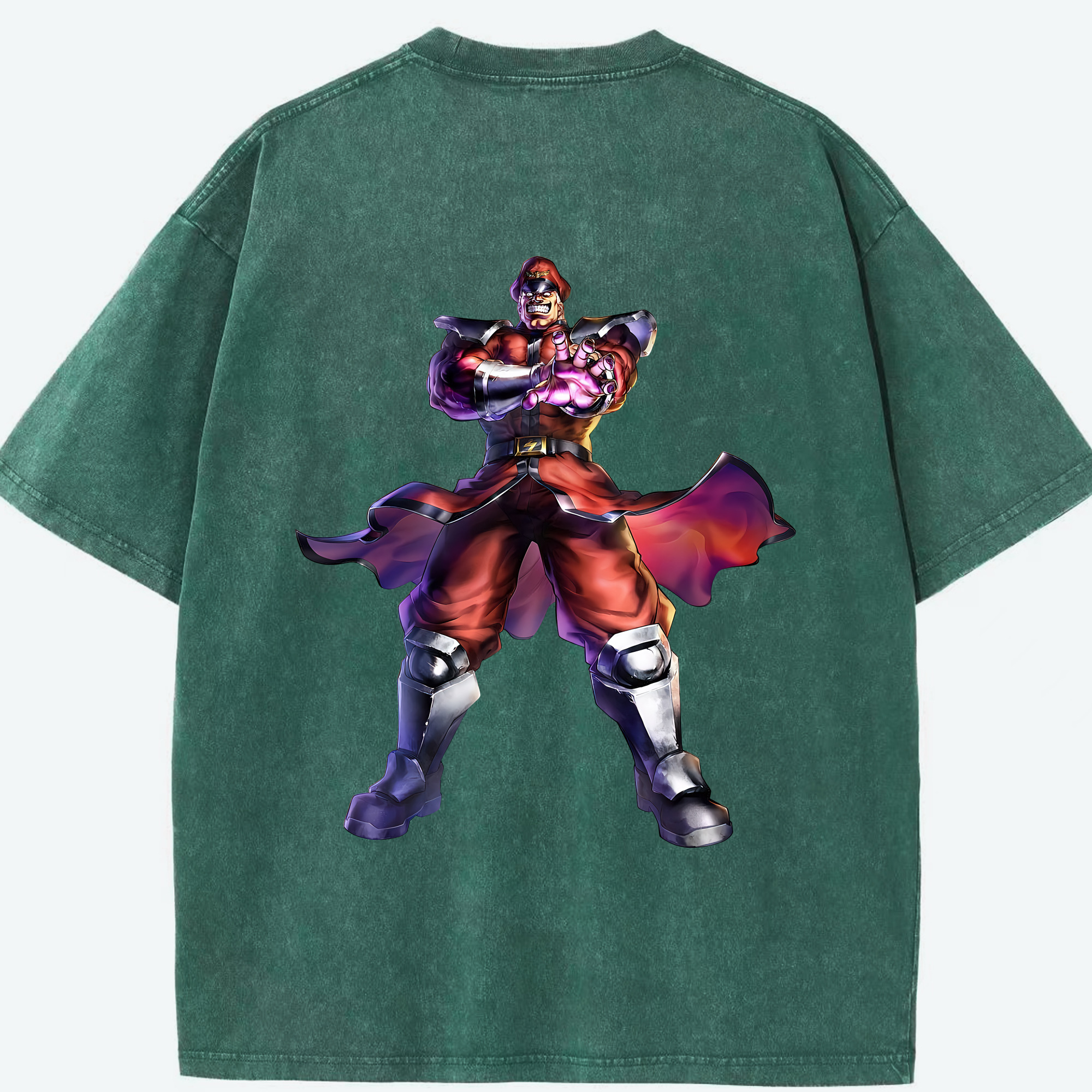 （画像用） 北斗の拳 Fist of the North Star 綿100% ヴィンテージ風 半袖Tシャツ（背面プリント）